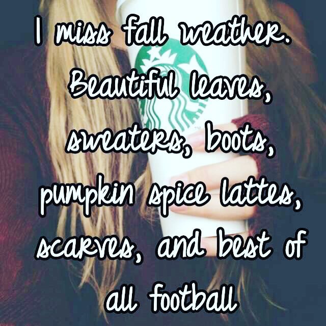 Fall is officially here!!!! Although it might still be 80 in VA, the cool nights are a really promising sign that I'll soon be seeing my scarves and Uggs!!! #hallelujah #fall #pumpkinspiceeverything