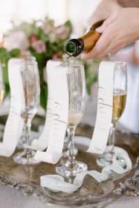 Wedding Planner Pouring Champaign
