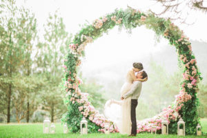 Wedding Brain floral archway