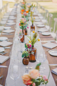 tablescape spring wedding catering